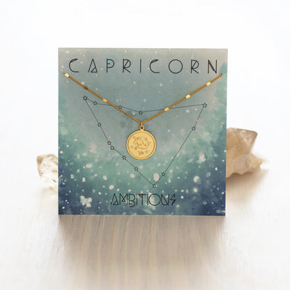 Zodiac Medallion – Capricorn, Aquarius, Pisces