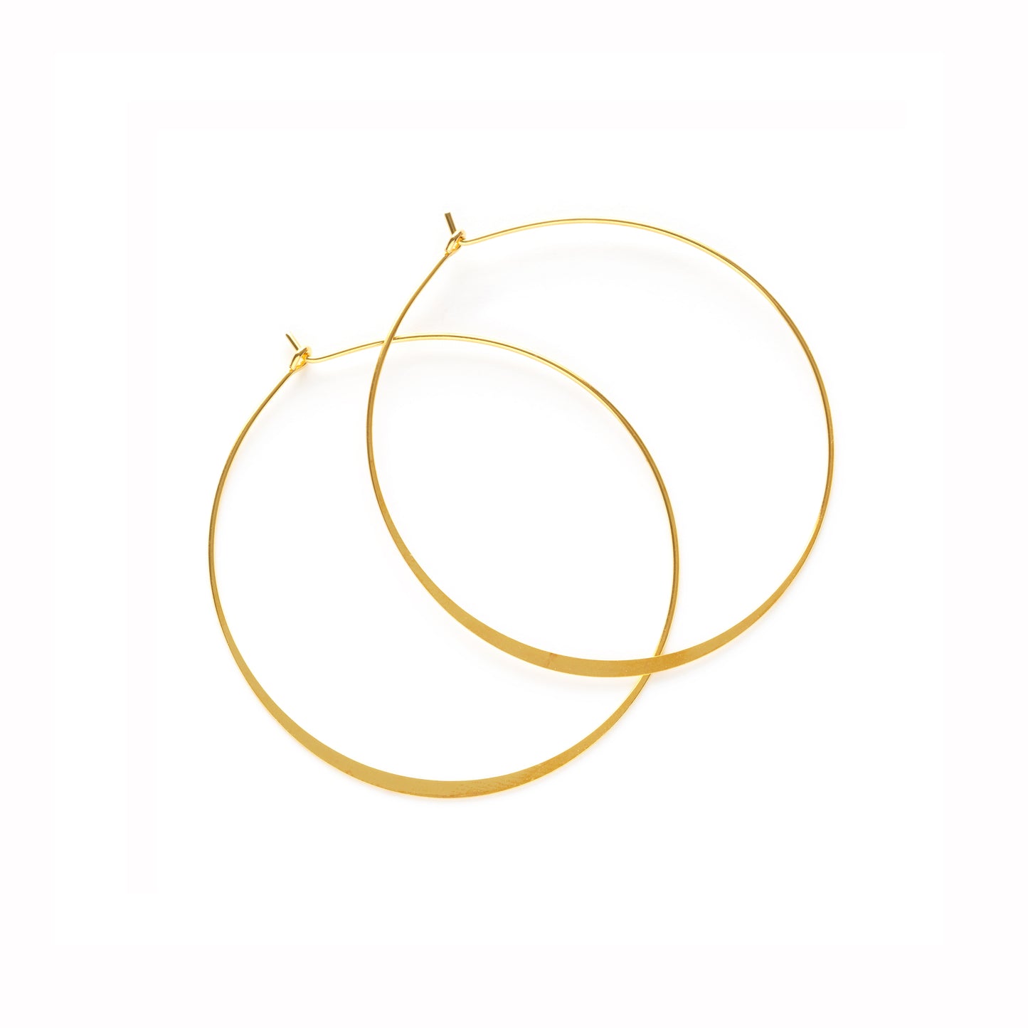 1.5" Classic Gold Hoops