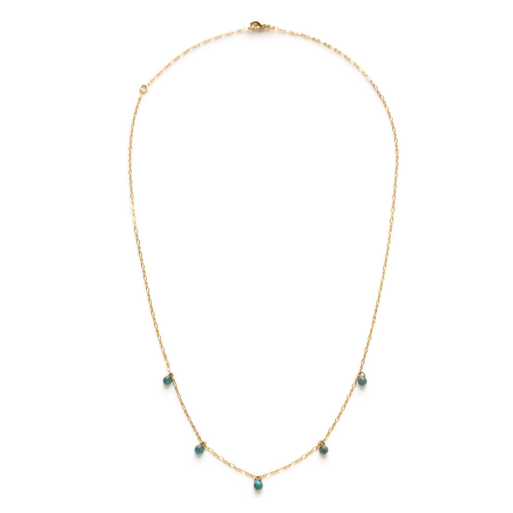 Five Graces Necklace-Turquoise