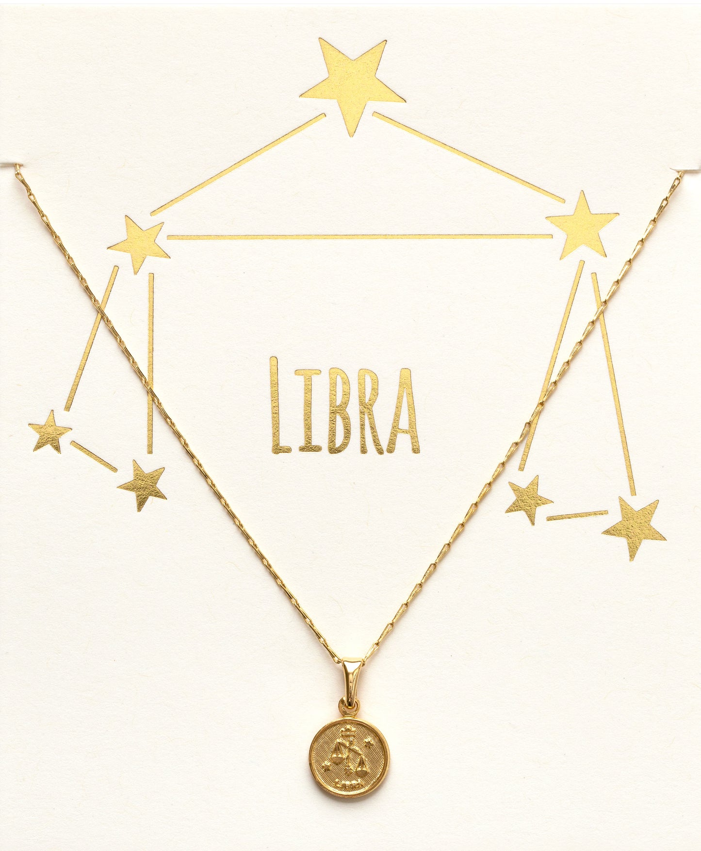 Tiny Zodiac Medallion – Libra,Scorpio,Sagittarius