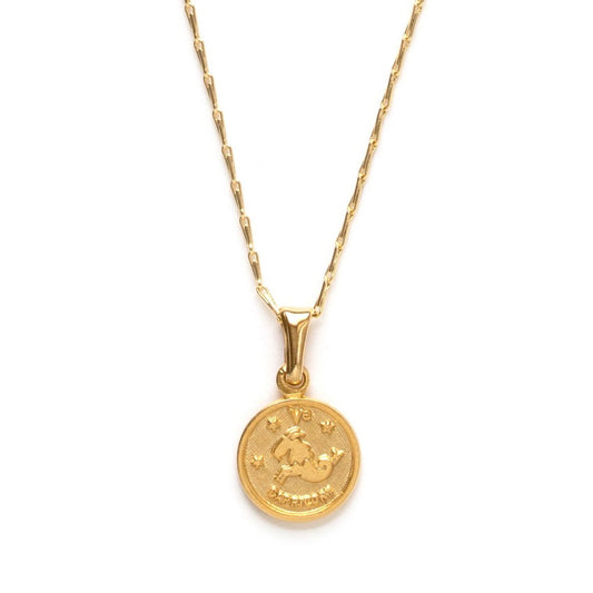 Tiny Zodiac Medallion – Capricorn,Aquarius,Pisces
